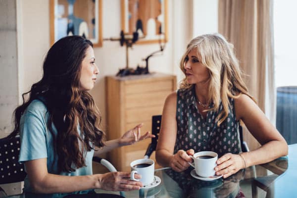 Two women discuss red flags they’ve detected while caring for older parents.